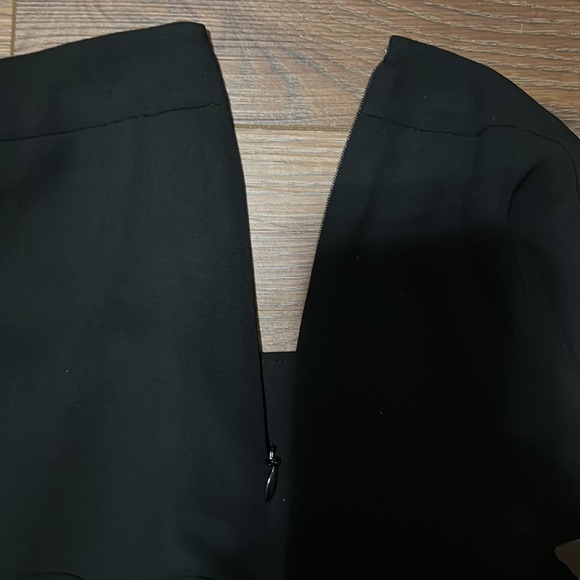 NWOT Talbots 4P Dark Black Dress Skirt flared skirt Date night flirty Sale - Picture 7 of 8